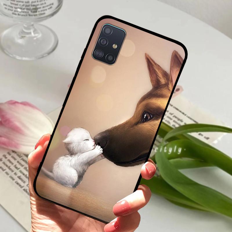 For Samsung A71 4G 5G Case A715F A716F Shockproof Silicone Phone Cover For Samsung Galaxy A Quantum Cases A716N Bumper Shells
