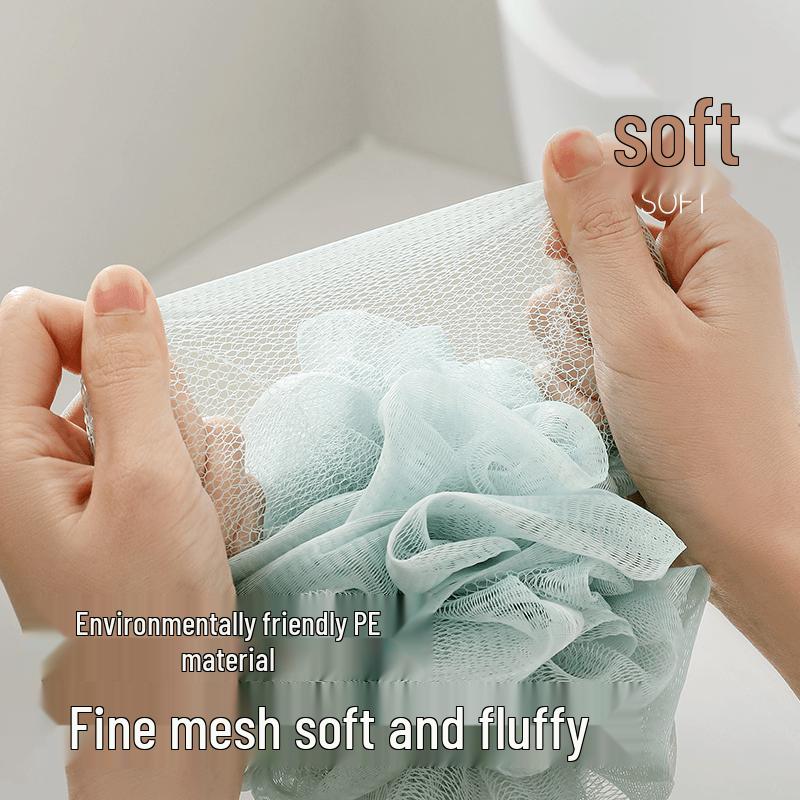 Sanli Large Bath Poufs - 2 Pack