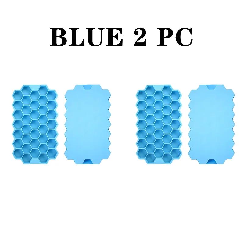 1/2/3/5Pcs Large Capacity Ice Tray Silicone Molds Honeycomb Ice Cube Molds For Chilled Drinks Whiskey Cocktails Food
