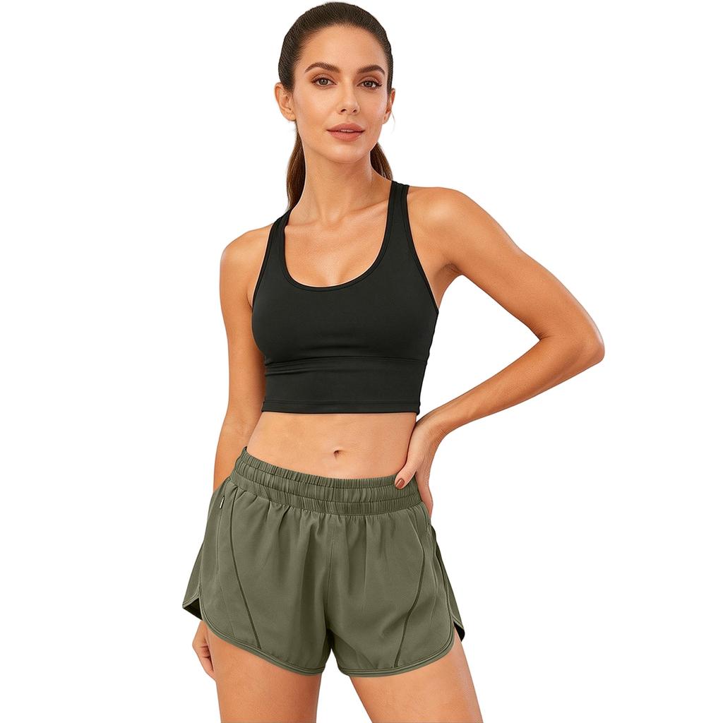 Women's Casual Loose Color Pants Pocket Utility Shorts