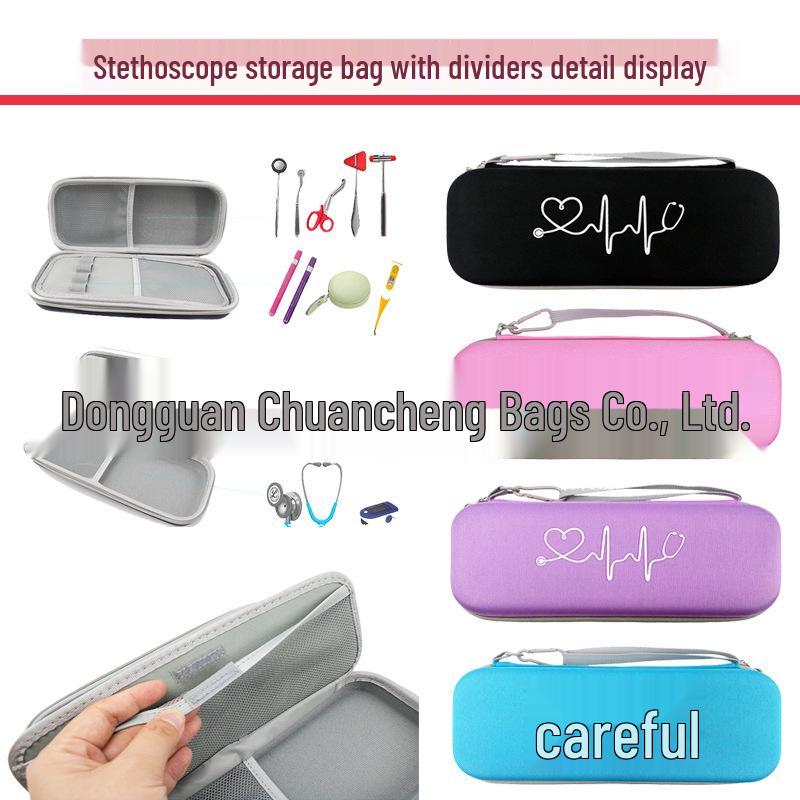 Multifunctional EVA Stethoscope Storage & Protection Bag for Home and Medical Use