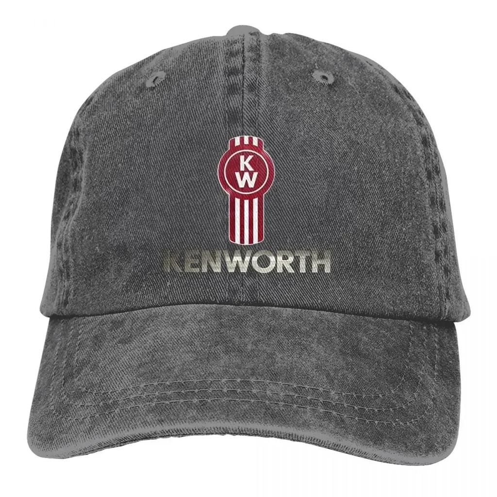 Washed Unisexs Baseball Cap Simple Truck Trucker Snapback Caps Dad Hat Kenworth Golf Hats
