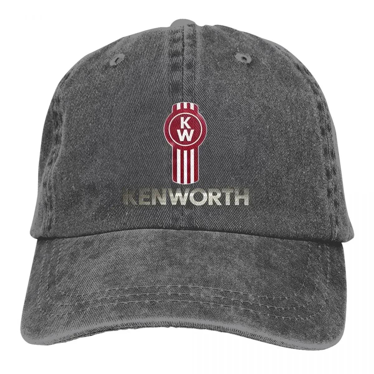 

Washed Unisexs Baseball Cap Simple Truck Trucker Snapback Caps Dad Hat Kenworth Golf Hats One Size