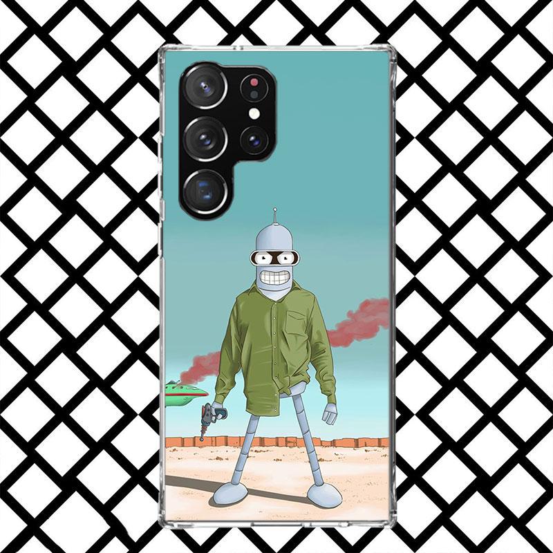 Cartoon F-Futuramas Phone Case for Samsung Galaxy S26 S25 Edge S24 S23 Ultra S22 Plus S21 FE S20 + Soft Cover Print Fundas Galax