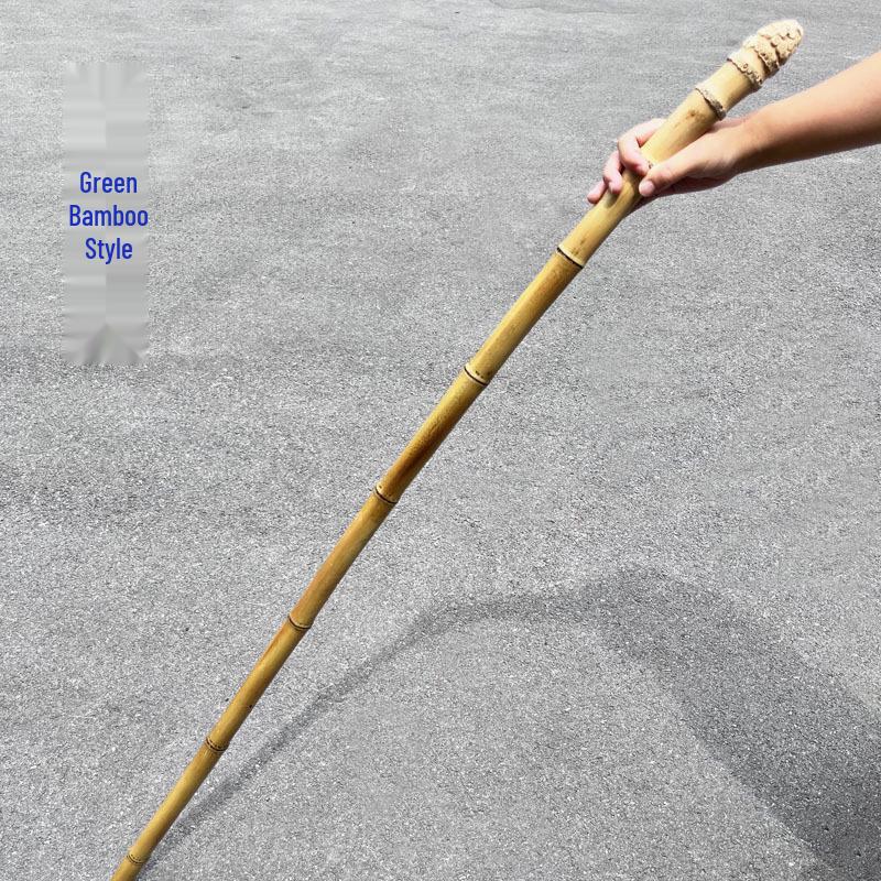 Natural Purple Bamboo Walking Cane for Seniors - Outdoor Mountaineering & Leisure