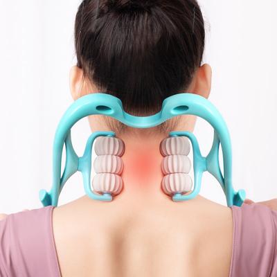 Cervical Spine Massager Roller Neck Pain Relief Deep Pressure Therapy Self Massage Tool for Hand Pressure