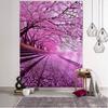 Beautiful Forest Waterfall Tapestry Natural Landscape, Wall Mounted, Background Cloth, Home Living Room Bedroom Wall Decoration