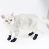 Yousheng 4 Pcs Cat Socks Anti-Scratch Anti Skid Protective Friendly To Skin 2 Sizes Elastic Soft Fabric Durable Non-Slip Cat Foot Cover Cat Supplies