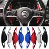 Schaltwippen für Nissan Altima SR Juke X-TRAIL Qashqai Pathfinder Rogue SV SL S Auto Lenkrad Gang DSG Aufkleber