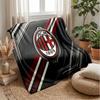 AC Milan Theme blanket Soft Flannel Blanket Plush Throw Blanket Cozy Sofa Bed Blanket for Home Decor