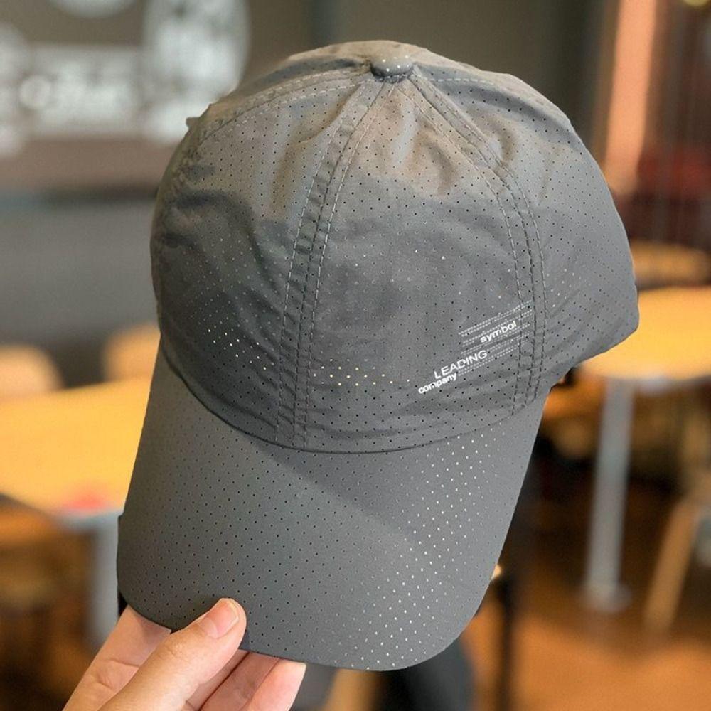 Adjustable Mesh Baseball Hat Summer Men Baseball Cap Fashion Mesh Sports Cap  Male