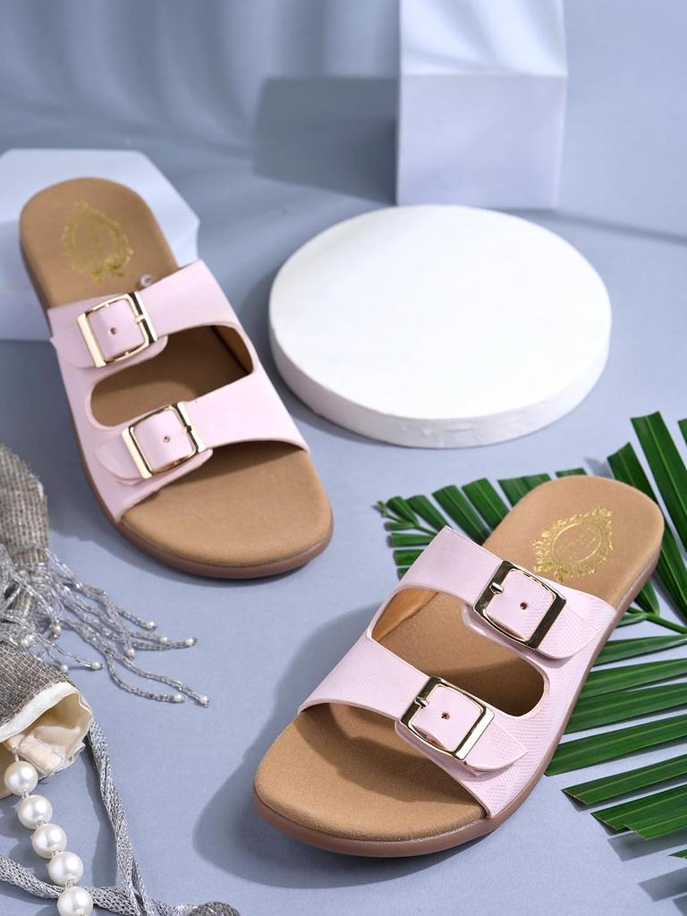 Shoetopia Women Premium Stylish Comfortable Casual Sandals | Lightweight Anti-Slip Sole Outdoor | Strong Grip Sole Durable Everyday Footwear