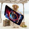 Arsenal F.c. Customized Name Beach Towel Super Soft & Absorbent Portable for SwimmingBeachCamping Travel Beach AccessoriesGym