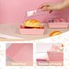100pcs baking transparent sandwich packaging box Dessert cake Snow Mei Niang thousand layer packing baking cake box