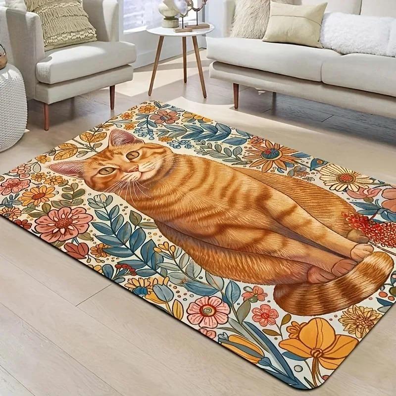 1PC Dwarf Pattern Door Mats Kitchen Rugs Non-Slip Pop Arts Design Living Room Rugs Bath Mat Carpet for Home Sink Laundry Decor