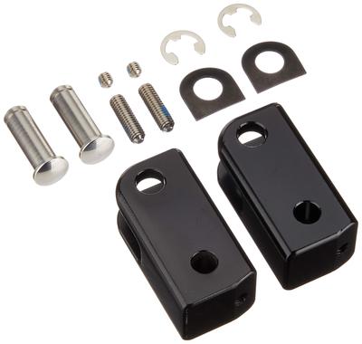Kijima Bike Parts Step Up Bracket 35mm Offset Left and Right Set Steel Black Finish YAMAHA BOLT/R-Spec('14-) 213-1881