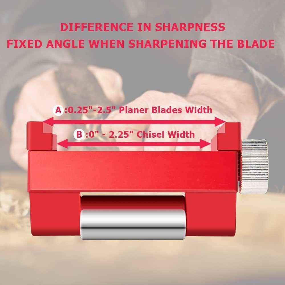 Manual Operation Sharpening Jig Abrasive Tools Woodwork Sharpener Wood Sharpener  Tool Fixing