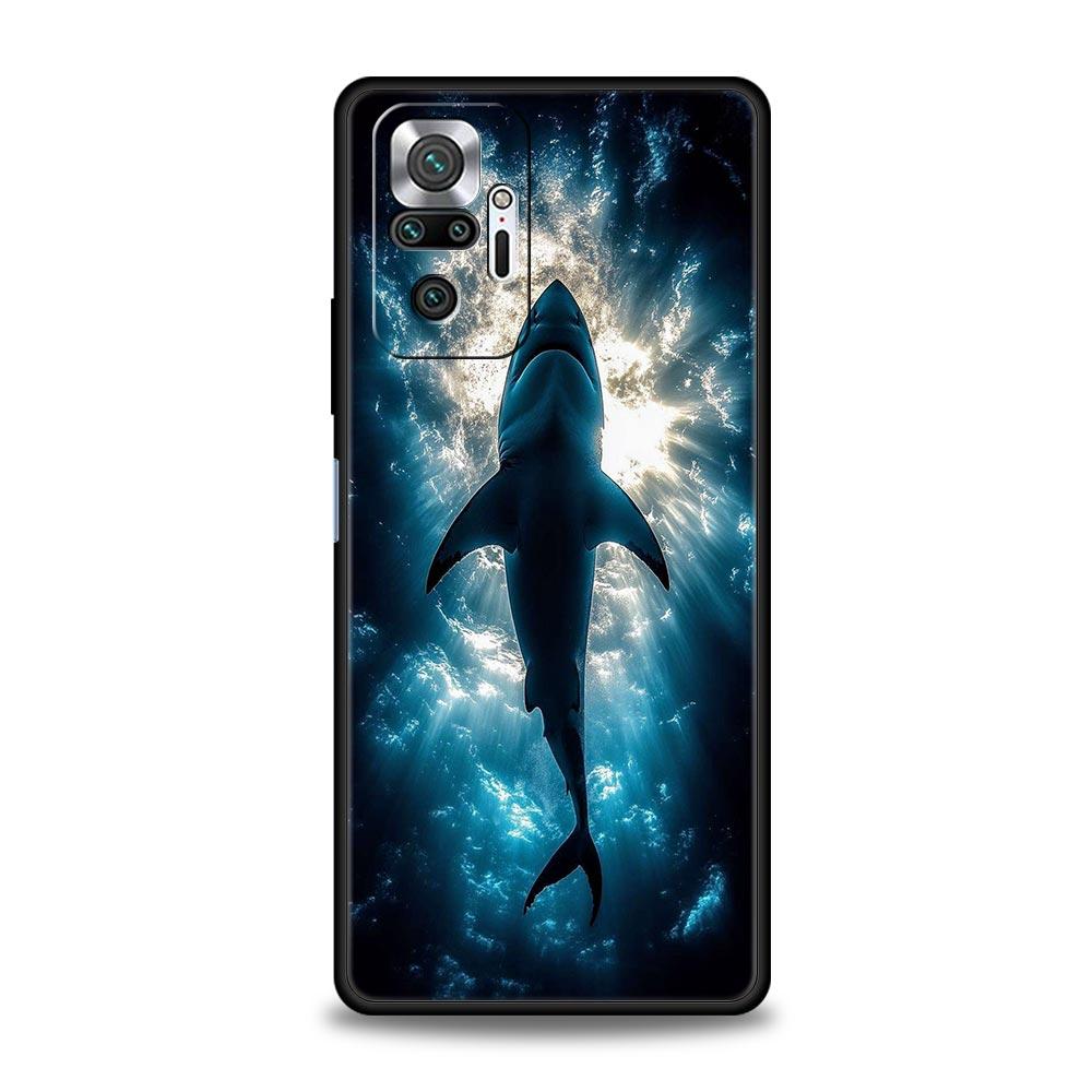 Shark Phone Case For Xiaomi Redmi Note 15 14 13 12 5G 11 10 Pro Plus 4G 9S 14C 13C 12C 10C Soft TPU Cover