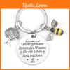 Unique And Elegant Stainless Steel Bee Keychain Perfect For Birthday Celebrations