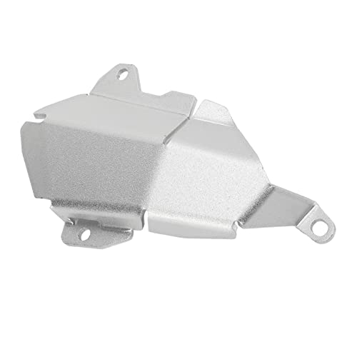 Motorrad Wasserpumpendeckel Motorrad Wasserpumpen Schutzabdeckung Aluminiumlegierung Ersatz für Tenere 700 XTZ700 (Silber)