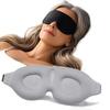 Unisex 3D Contoured Sleep Eye Mask, Comfortable and 100% Light-blocking, Fits the Eye Area Perfectly.