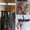 Drehbarer Krawattenhalter Schalaufhänger Halter 360 Grad Drehbarer Gürtel Schalaufhänger Haken für Schrankaufbewahrung Krawatten Gürtel Halter Haken