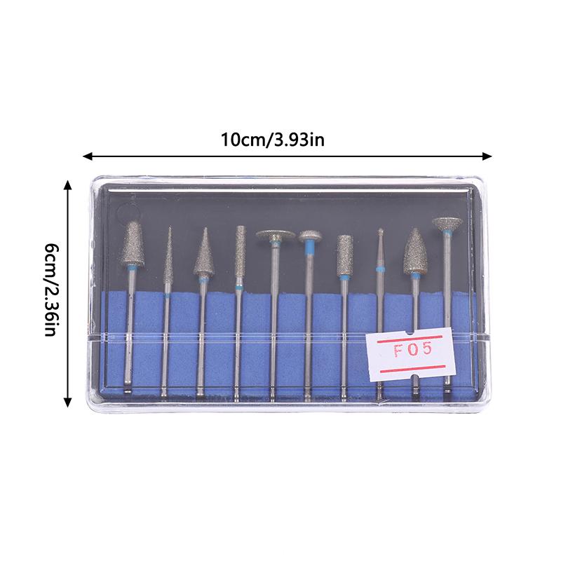 10 ks/krabička Zubní diamantové vrtáčky Řezné vrtáčky Zubařská laboratoř Lešticí materiál Zubní materiály Nástroj