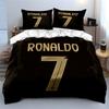 Gold "Ronaldo 7" Text. Bedding Sets Duvet Cover Sets Duvet Covers Pillowcases(1 * Duvet Cover 2 * Pillowcases Without Duvet Insert)