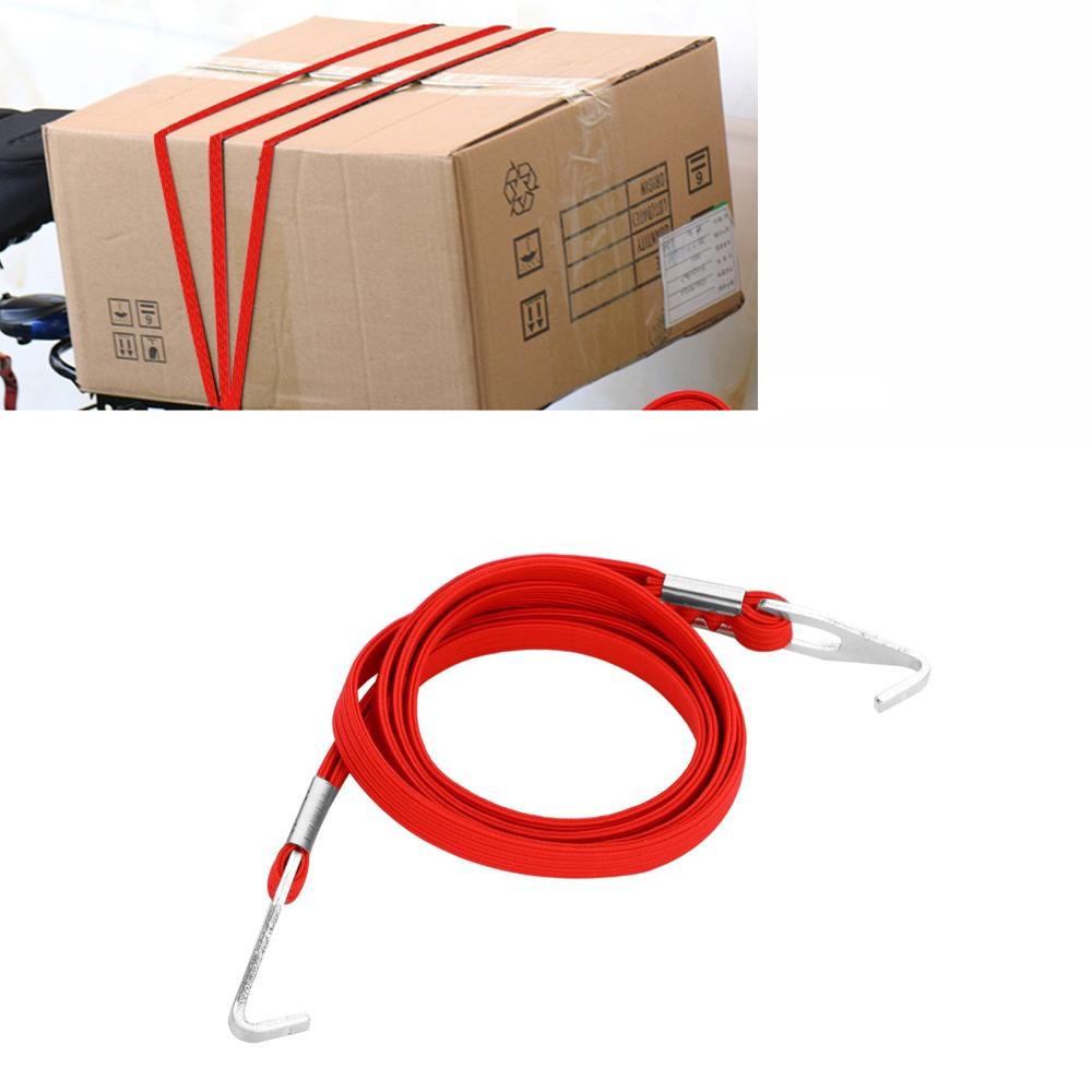 

Multi-Purpose Luggage Strap Strong Elastic Bike Luggage Rope Camping and Travel Gear червоний