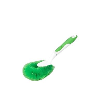 Nippon Cleantec New Green Scrubber with Width Total Length For Commercial Machine Work Household Dirt Remover Value Handle, Small, 9cm, 26.5cm, Use,