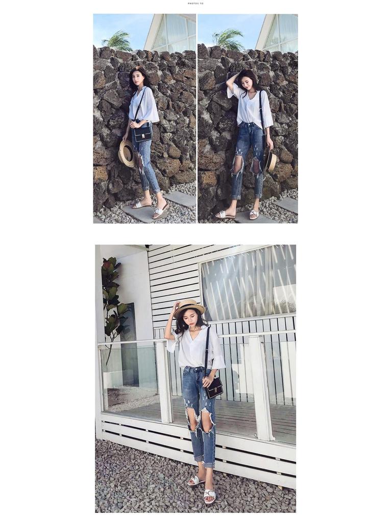 "2024 Schicke Damen Sommersandalen": Modische flache Zehensandalen für den Außenbereich"