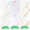 Gauze Baby Swaddles, Baby Bath Towels, Baby Blankets, Nursing Covers, Baby Swaddles, Baby Shower Gifts, Set of 3, 120*120cm, 100% Cotton, for Girls