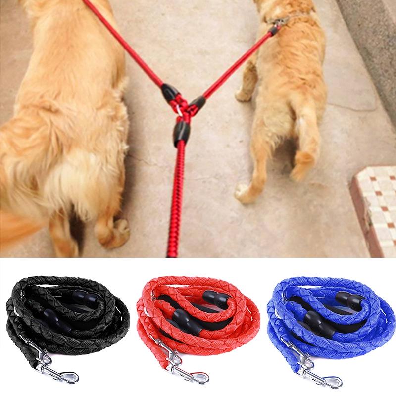 Buy Doublehead Puppy Dog Leash Belts NoTangle Dog Lead for Two Dogs