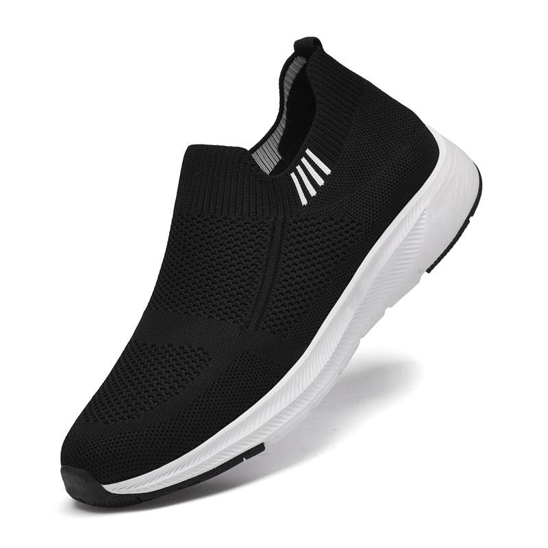 Loafers Summer Sneakers Men Elevator Shoes Height Mesh Fashion Sports Plus Size 37-44