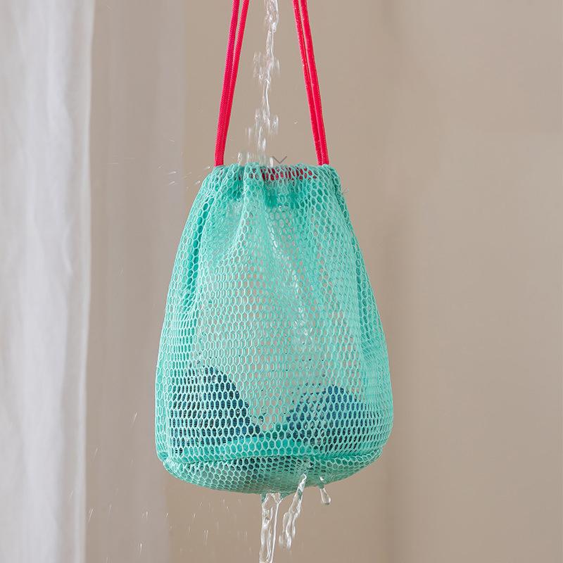 1 Stück Nylon-Netz-Kordelzug-Aufbewahrungstasche Mehrzweck-Reise- & Outdoor-Aktivitäten-Tasche Für Digitale Produkte Kosmetiktasche