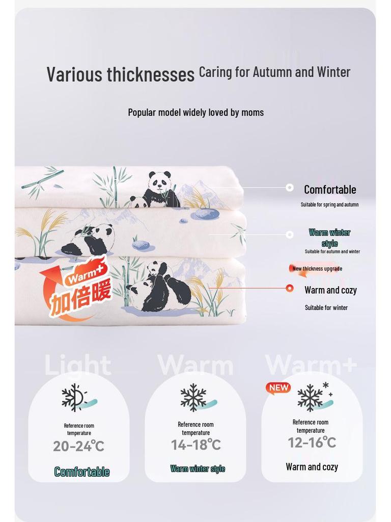 iBaby British Baby Quilted Constant Temperature Split-Leg Sleeping Bag for Autumn and Winter - Anti-Kick Sleepwear for Boys and Girls