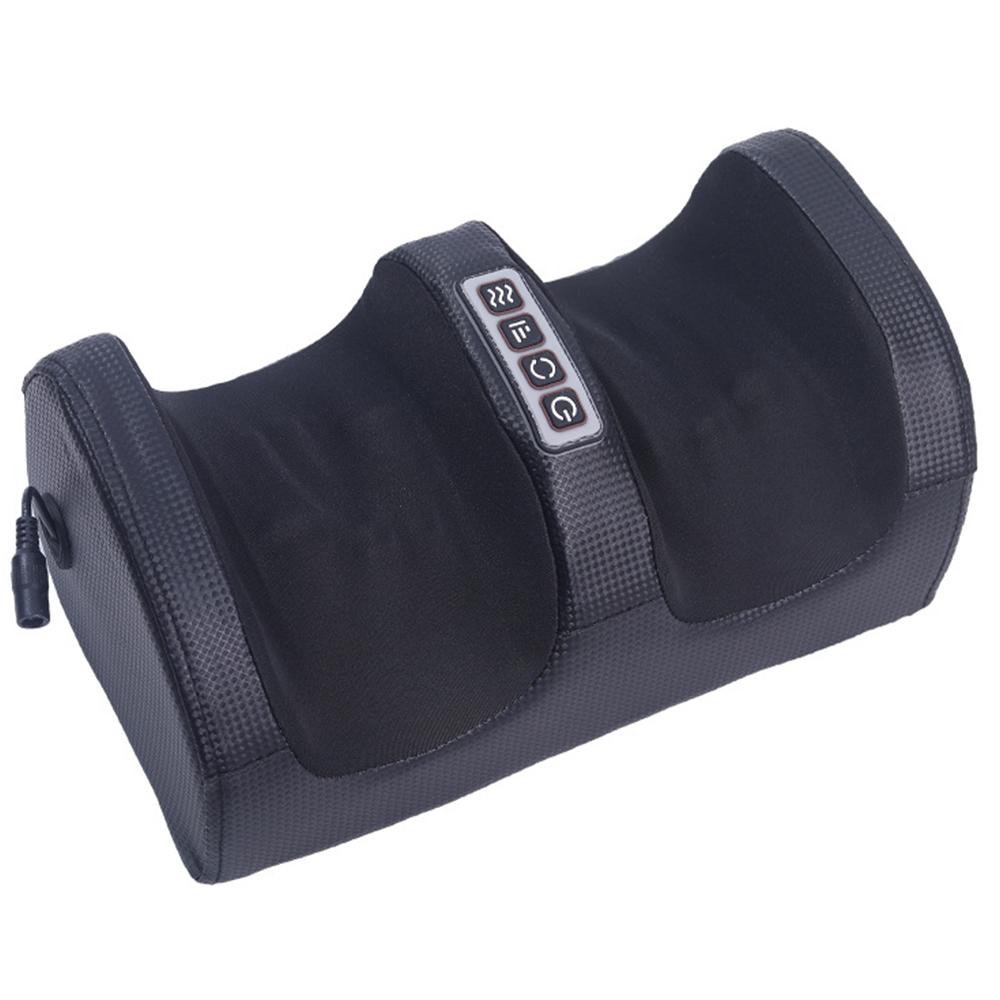 

Массажер для ног Шиацу Электрический массажер для икр с подогревом Роликовый массаж для расслабления мышц EU Plug чёрный