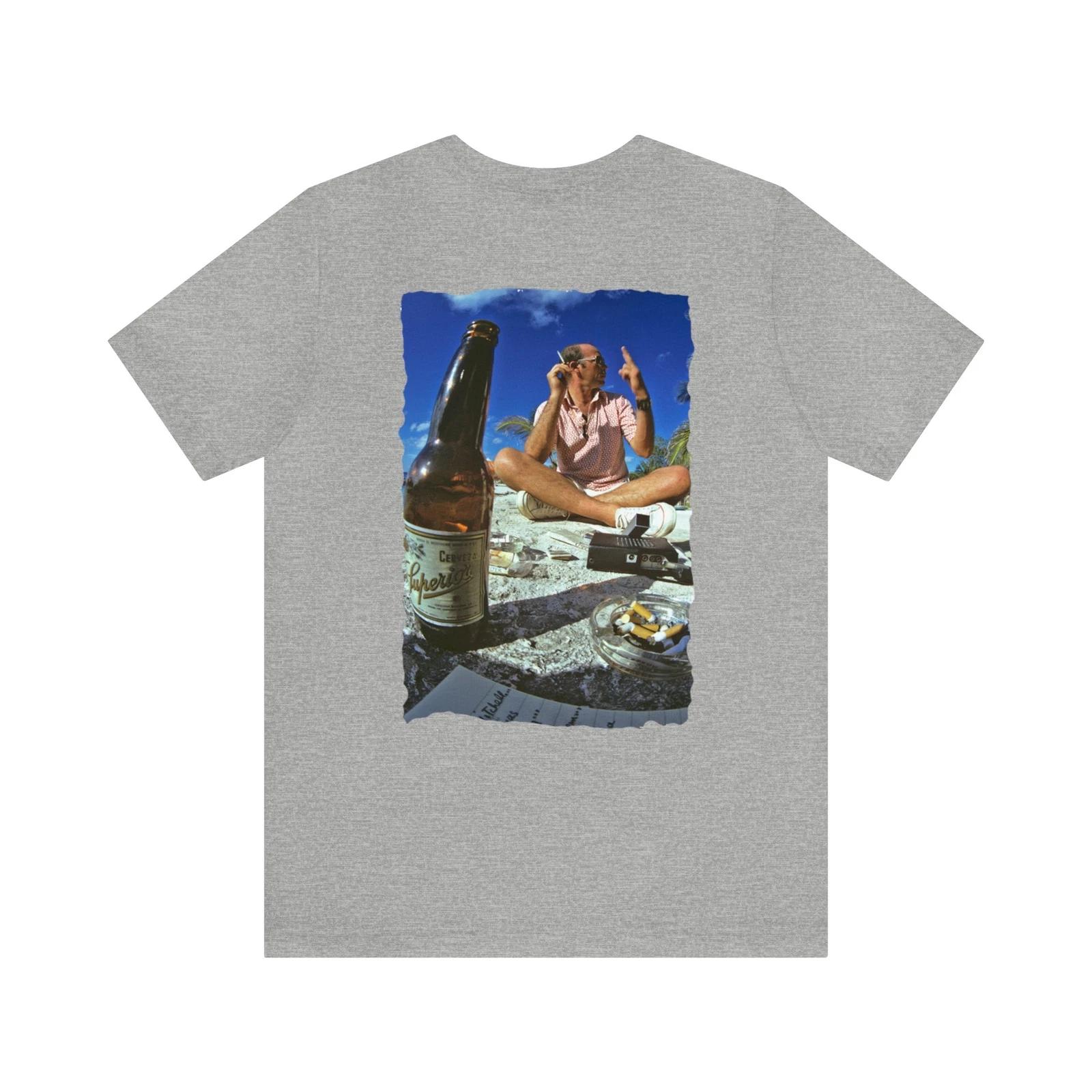 Outlaw Surf Vintage Hunter S. Thompson Beach T-Shirt 3XL