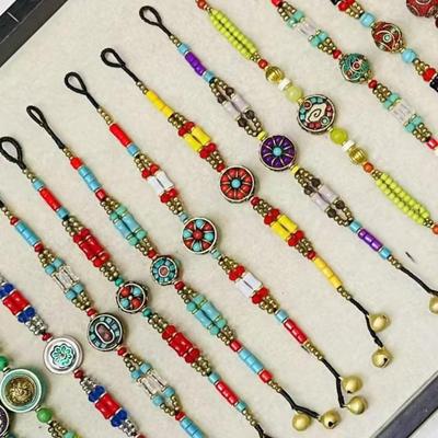 Tibetan-Style Hand-Woven Nepali Bracelet with Bells - Ethnic Charm, Niche Design, Light Luxury Accessory