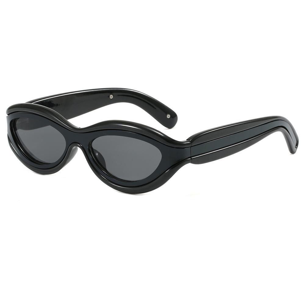 Superhot Eyewear 22406 Fashion 2024 Y2K Vintage Oval Cat Eye Travel Shades Sunglasses