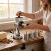 Manual Nut And Cheese Grinder With Stainless Steel Blade For Kitchen Use