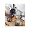 BRA Profesional | Casserole, 18 Cm, Stainless Steel 18/10, Compatible All Stovetops Including Induction