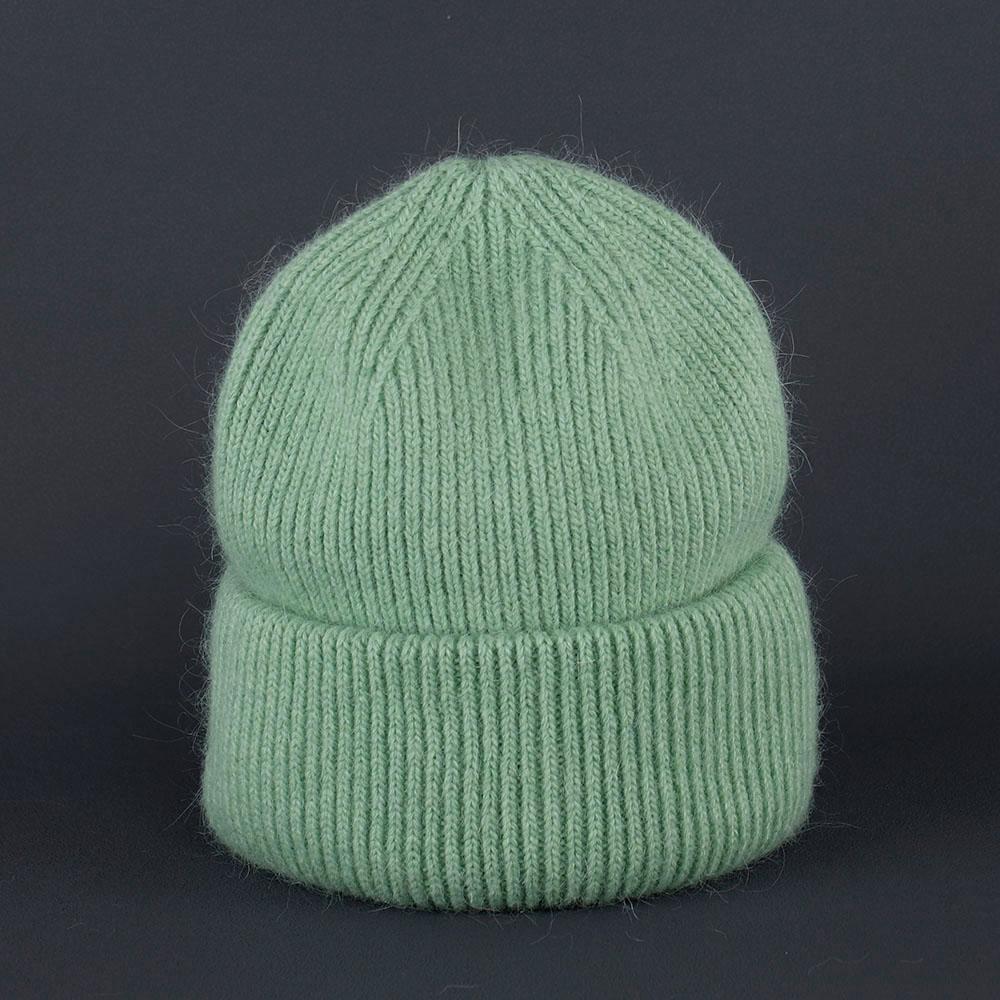 2023 new  Hot Selling Winter Hat Real Rabbit Fur Winter Hats For Women Fashion Warm Beanie Hats Solid Adult Cover Head Cap