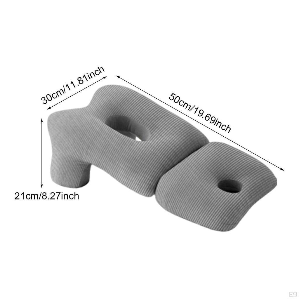 Comfortable Prone Pillow with Mobile Device Support Feature