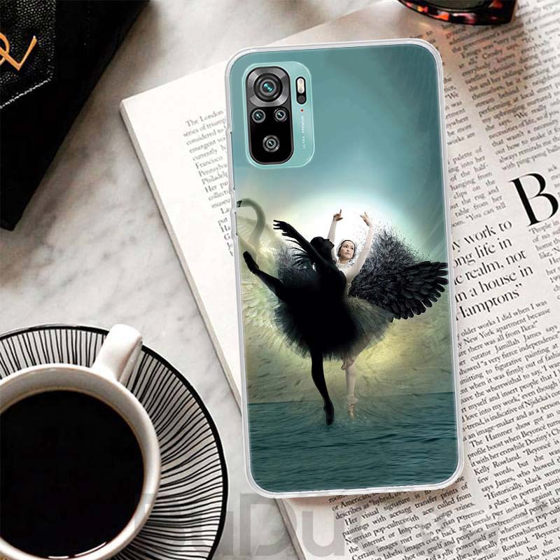 Ballet Dancer Watercolor Cover For Xiaomi Redmi Note 14 13 12S 12 11 Pro Plus Phone Case 11S 10S 10 11E 11T 14Pro 13Pro Print Co