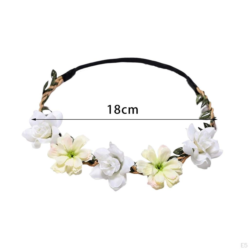 Charm Head Wreath Boho for Birthday Women Hair Accessories