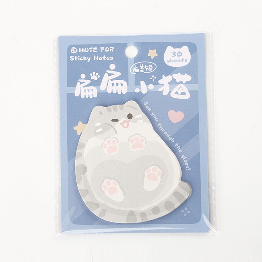 Kawaii Easy Peel & Stick Notes Creative Cute Cat Memo Pads Student Reward Stickers Reminder Bookmark Stickers Office Study Supplies