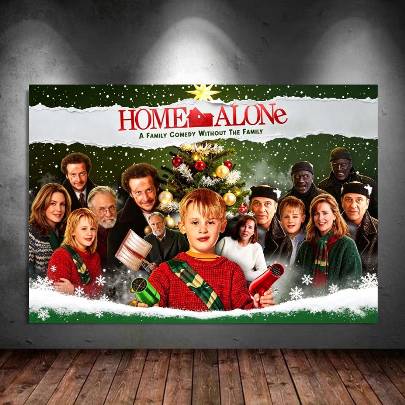 Home Alone Christmas 100% Round Full Drill 5D DIY Diamond Painting Embroidery Cross Stitch Rhinestone Décor