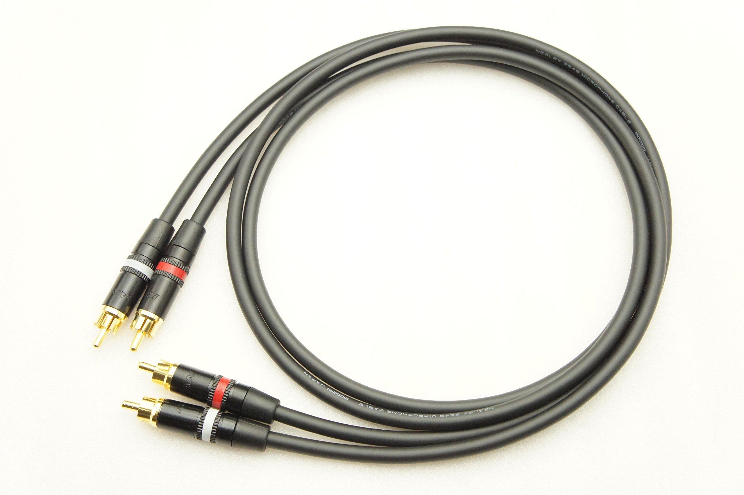 

MOGAMI 2549 RCA красно-белый линейный кабель 2 пары (1m)