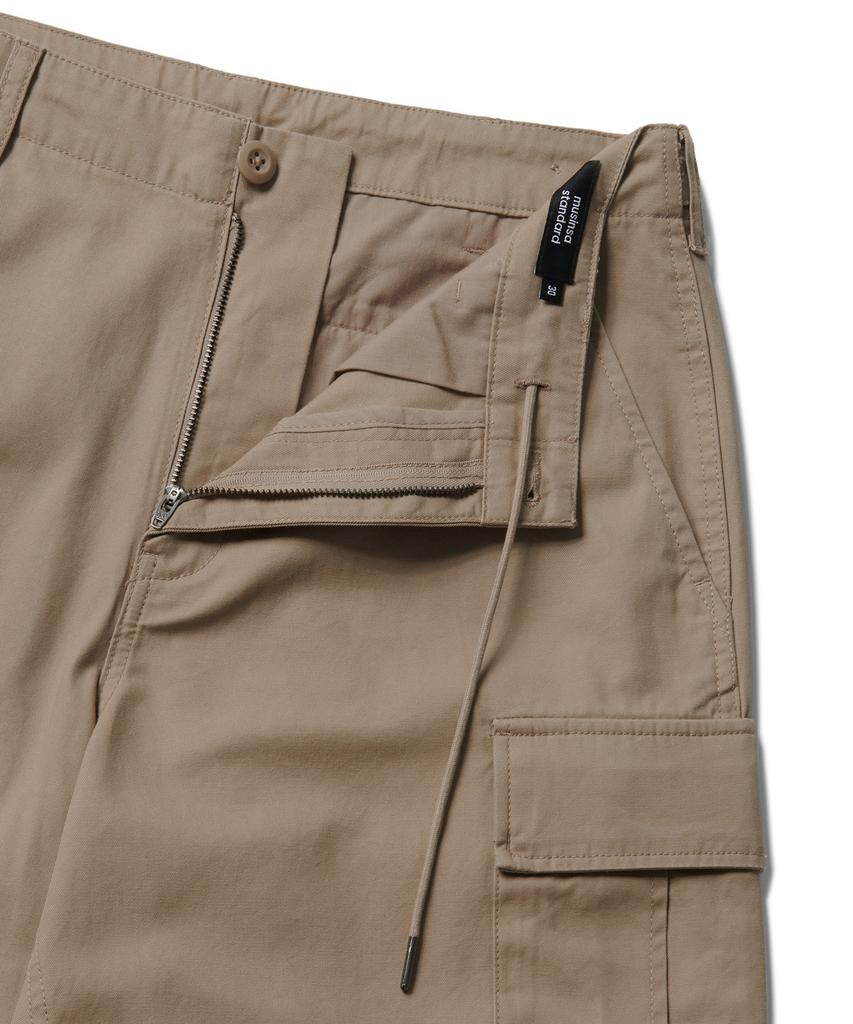 MUSINSA STANDARD Cotton Parachute Cargo Pants [Beige]